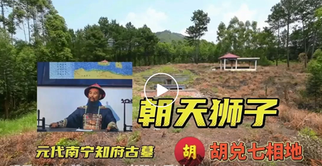  广西南宁邕江第一任知府墓地，朝天狮子形